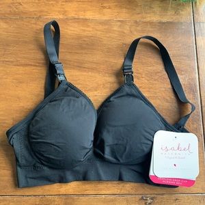 Brand new Isabel maternity black bra size small